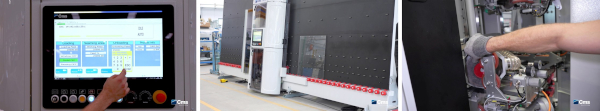 The most cost-effective solution for seaming rectangular glass? CMS aura!